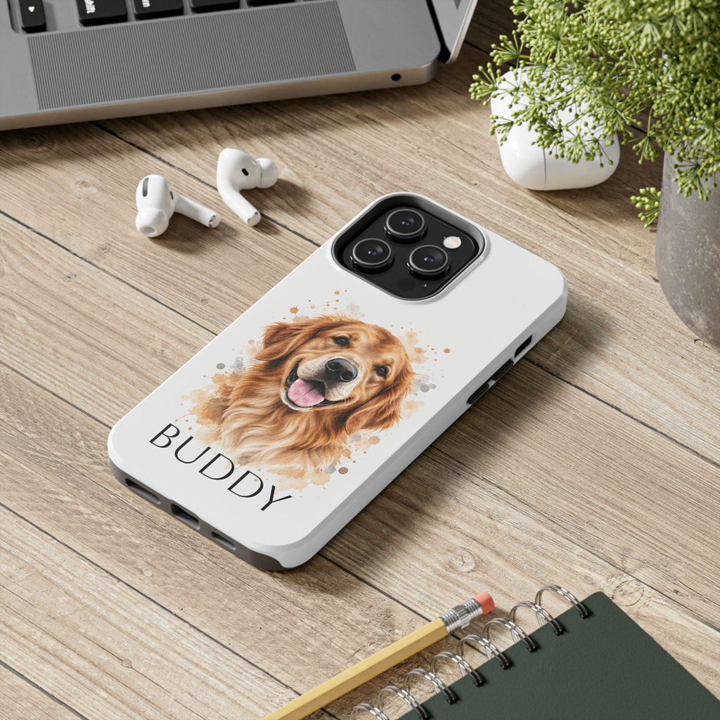 Personalized Pet Portrait Tough Phone Case