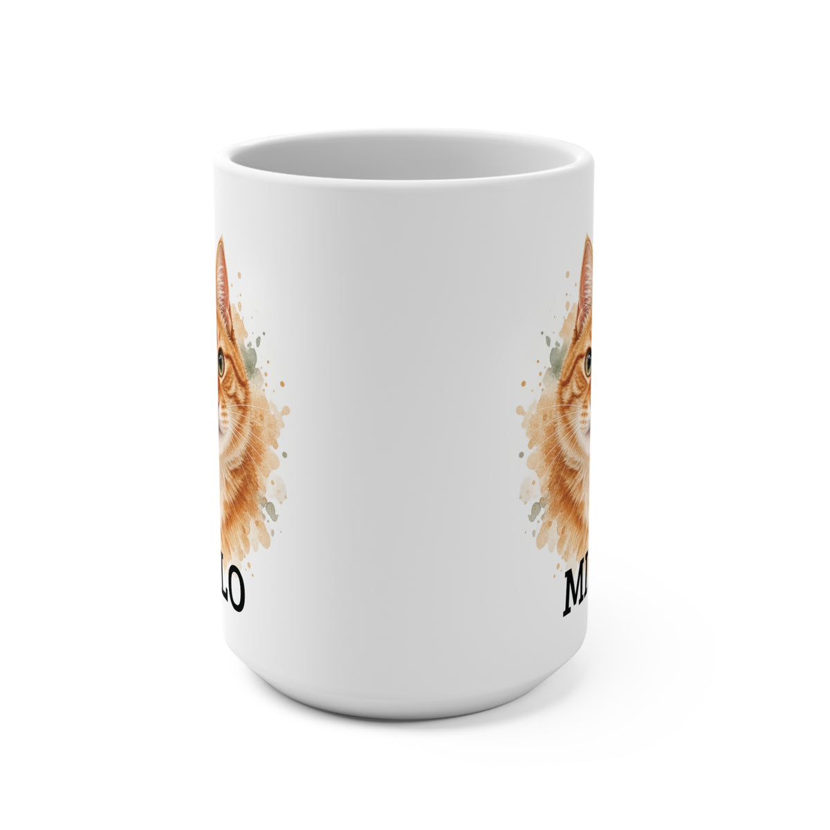 Personalized Pet Portrait Mug – 15 oz