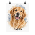 Personalized Pet Portrait Matte Poster
