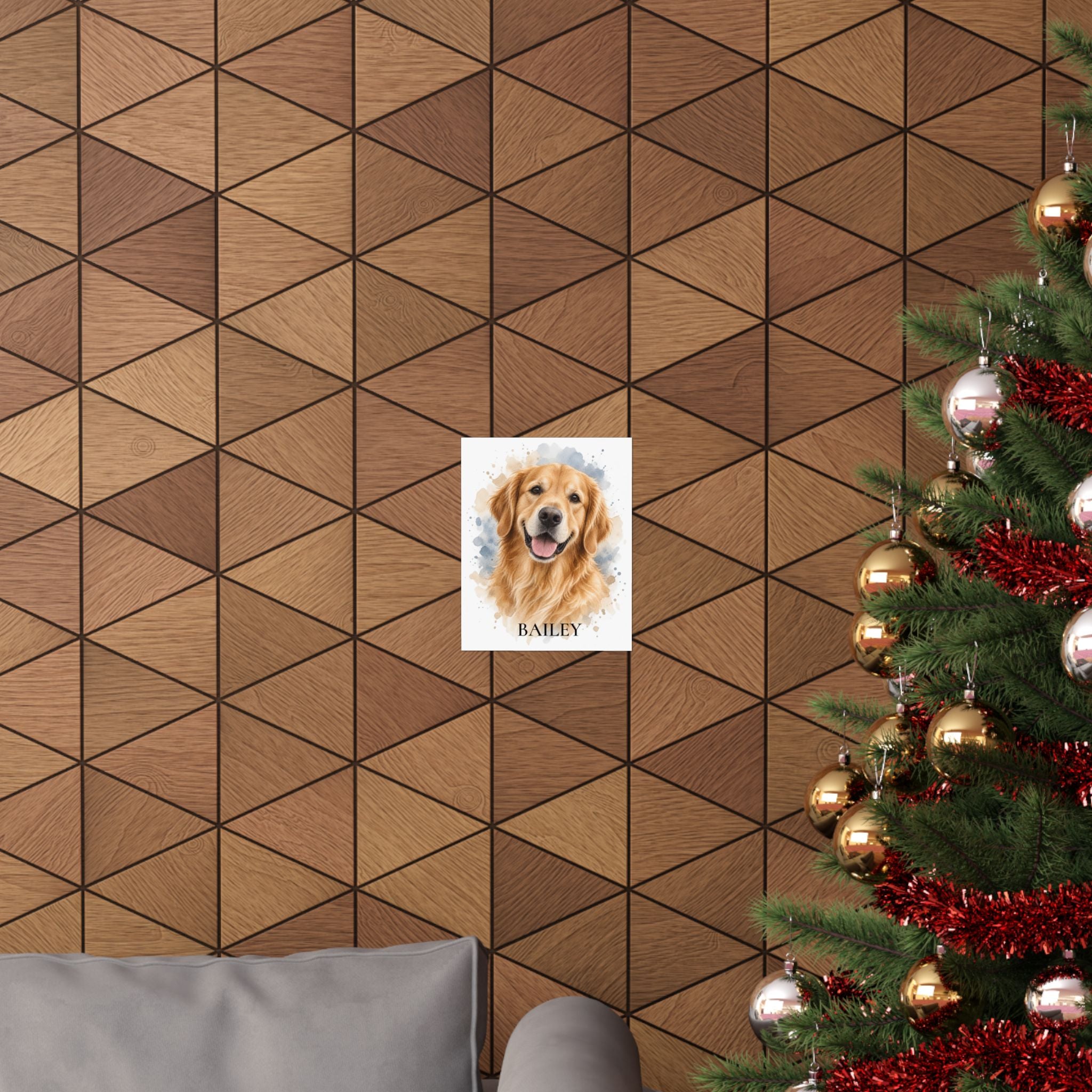Personalized Pet Portrait Matte Poster